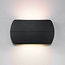 Moderne up down wandlamp voor badkamer Ruby - zwart