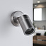 RVS wandspot voor badkamer Lola, 1-lichts