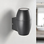 Ovale wandlamp voor badkamer, 1-lichts