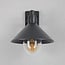 Retro badkamer wandlamp - zwart