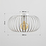1-lichts plafondlamp Fiore - wit