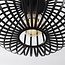 1-lichts hanglamp Sole - zwart