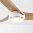 Plafondventilator Ventus met geïntegreerde LED en afstandsbediening in warme beukenhoutlook