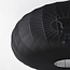 Plafondlamp Celara met stoffen kap - zwart Ø 70 cm
