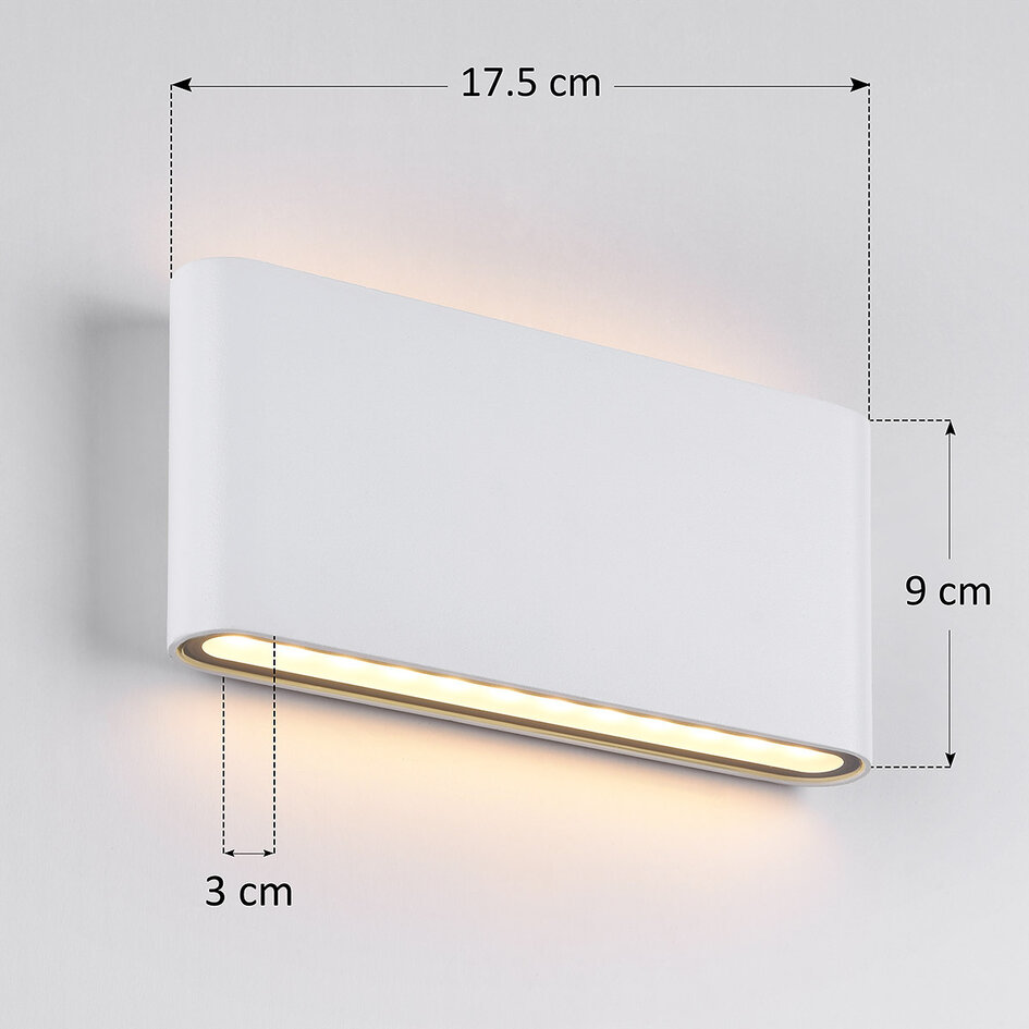 Design badkamerwandlamp Tommy in wit