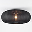 Japandi plafondlamp Celara met stoffen kap Ø70 cm