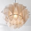 Japandi hanglamp Ruskea – zwart met naturel linnen