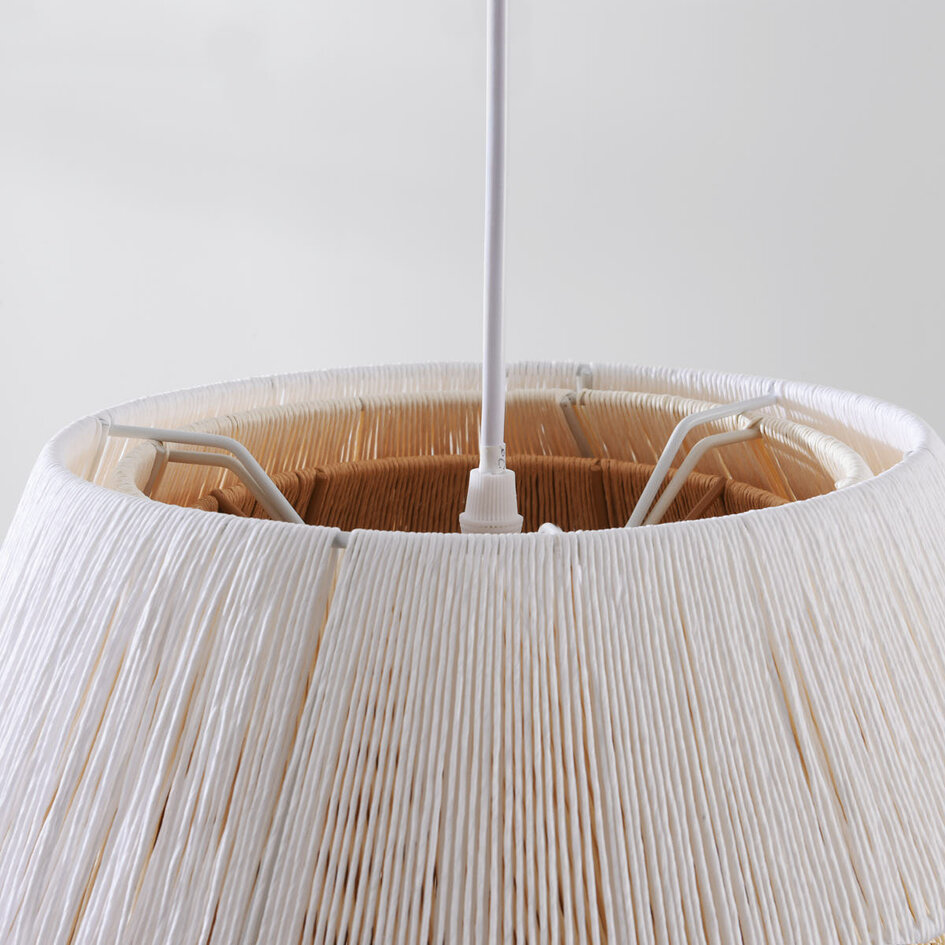 Hanglamp Toku met gevlochten kap - naturel