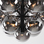 12-lichts plafondlamp Decora - rookglas