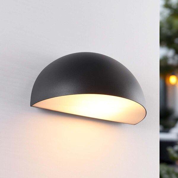 2-lichts buitenlamp Azzo - zwart