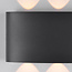 Design badkamerwandlamp Sena in antraciet