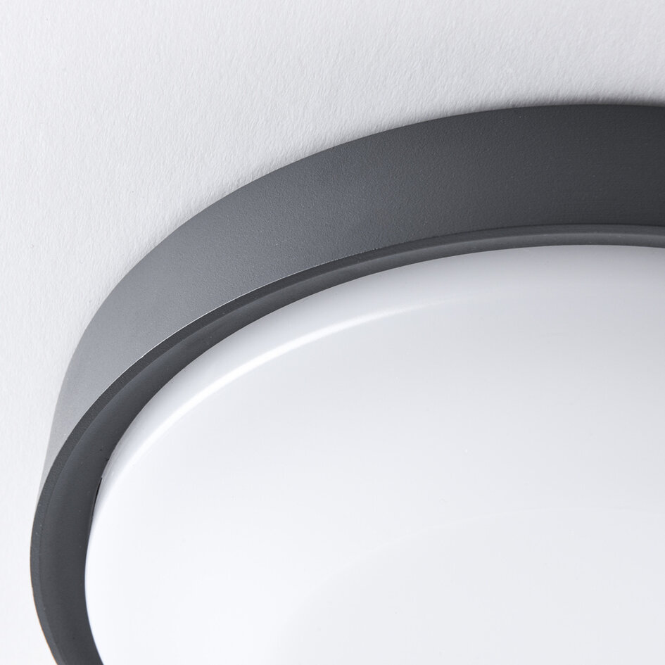 Dimbare badkamer wandlamp Buz - antraciet