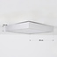 Vierkante plafondlamp met melkwitte kap en 3-staps dimbare LEDs - Joelle