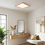 Moderne plafondlamp Celeste in houtoptiek, 3-staps dimbaar
