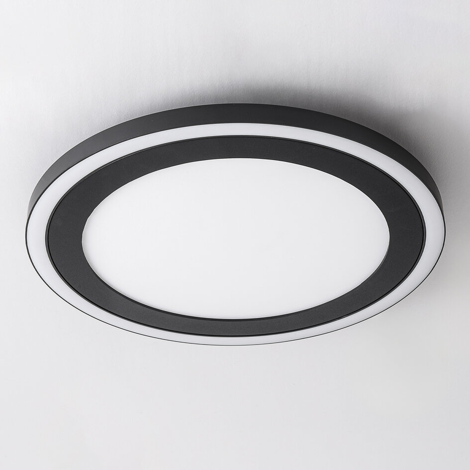 Ronde plafondlamp Marin in koel wit, 3-staps dimbaar