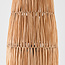 Vloerlamp Plecta – handgemaakte raffia lamp met zwarte frame 103 cm