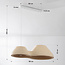 Wabi Sabi hanglamp Jumo met 2 lichtpunten 80 x 20 cm - zandbeige