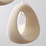 Wabi Sabi hanglamp Yoru met 3 lichtpunten incl. G9 lichtbron - zandbeige