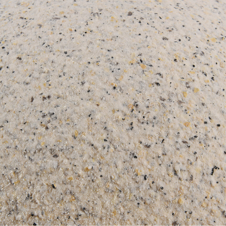 Wabi Sabi hanglamp Urban Stone met terrazzo beige steenmotief - 50 x 34 cm