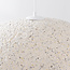Wabi Sabi hanglamp Urban Stone met terrazzo beige steenmotief - 50 x 34 cm