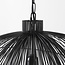 Design hanglamp Oria in zwart met metalen lagen