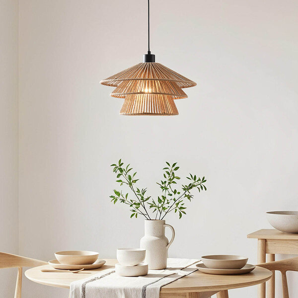 Natuurlijke hanglamp van touw - Tilia
