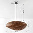 Bamboe hanglamp met gevlochten kap Ø68 cm - Trama
