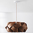 Naturel design hanglamp Weave van walnoot fineer – Ø60 cm