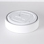 Design plafondlamp Larios met geïntegreerde LED en 3-staps dimbaar Ø29 cm -  wit met houtaccent
