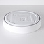 Design plafondlamp Larios met geïntegreerde LED en 3-staps dimbaar Ø39 cm -  wit met houtaccent