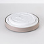 Plafondlamp Ricardo in taupe met geïntegreerde LED, 3-staps dimbaar Ø31 cm