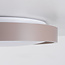 Plafondlamp Ricardo in taupe met geïntegreerde LED, 3-staps dimbaar Ø31 cm