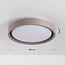 Plafondlamp Ricardo in taupe met geïntegreerde LED, 3-staps dimbaar Ø31 cm