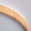 LED-plafondlamp Britta, 3-staps dimbaar Ø48,5 cm - wit met houtaccent