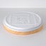 LED-plafondlamp Britta, 3-staps dimbaar Ø48,5 cm - wit met houtaccent