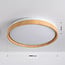LED-plafondlamp Britta, 3-staps dimbaar Ø48,5 cm - wit met houtaccent