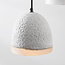 3-lichts Wabi Sabi hanglamp Riva in cementlook