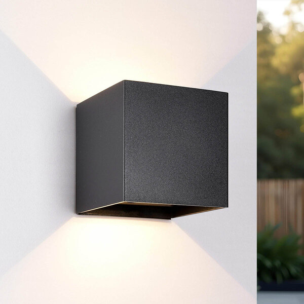 Oplaadbare wandlamp Arden met bewegingssensor- zwart Oplaadbare wandlamp Arden met bewegingssensor- zwart