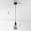 Luxe hanglamp Muro van travertin (natuursteen) en hout