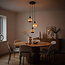 Moderne hanglamp Illumine zwart - 3-lichts inclusief dimbare E27 LED lampen