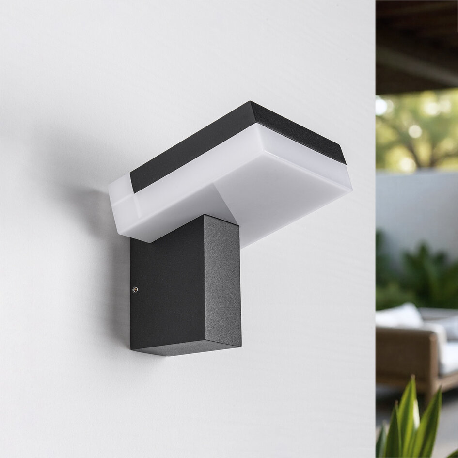 Industriële buitenwandlamp zwart - Xavi