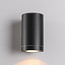 Moderne buitenwandlamp Sophie - zwart