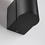 Moderne wandlamp buiten Iris - zwart