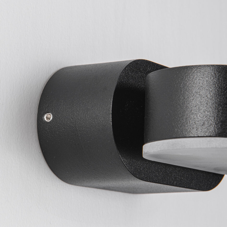 Moderne draaibare muurlamp Isabelle - zwart