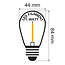 Complete prikkabel set met 4 kleuren filament LED lampen