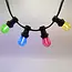 Complete prikkabel set met 4 kleuren filament LED lampen
