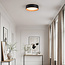 Design plafondlamp Larios 3-staps dimbaar Ø29 cm -  zwart met houtaccent
