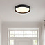 LED-plafondlamp Ricardo, 3-staps dimbaar Ø31 cm - zwart