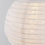 Solar lampion Kalor – hanglamp op zonne-energie van wit nylon Ø30 cm