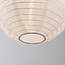 Solar lampion Kalor – hanglamp op zonne-energie van wit nylon Ø30 cm